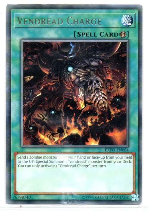 Yu-Gi-Oh! - Vendread Charge - Rare  - Extreme Force (EXFO-EN084)