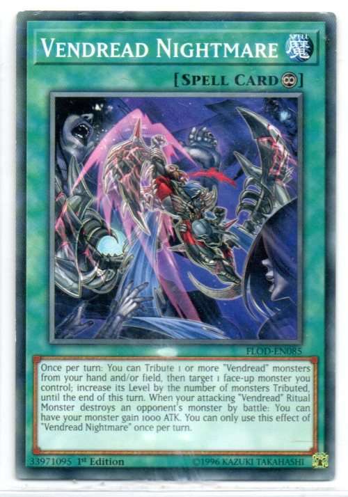 Yu-Gi-Oh! - Vendread Nightmare - 1st Ed/Common - Flames of Destruction (FLOD-EN085)