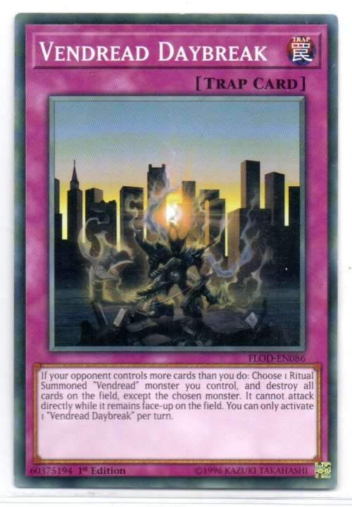 Yu-Gi-Oh! - Vendread Daybreak - 1st Ed/Common - Flames of Destruction (FLOD-EN086)