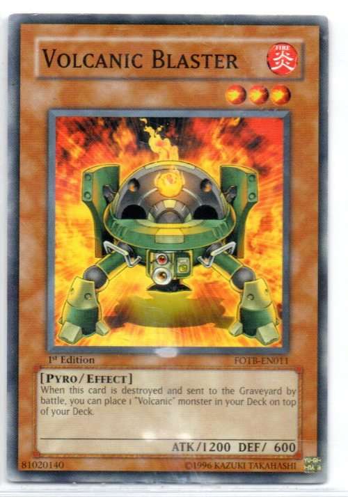 Yu-Gi-Oh! - Volcanic Blaster - 1st Ed/Common - Force of the Breaker (FOTB-EN011)