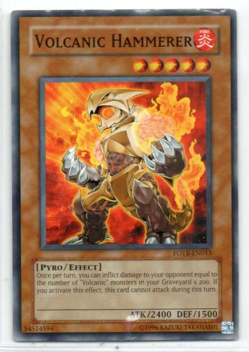 Yu-Gi-Oh! - Volcanic Hammerer - Common - Force of the Breaker (FOTB-EN013)