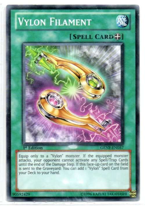 Yu-Gi-Oh! - Vylon Filament - 1st Ed/Common - Generation Force (GENF-EN0570)