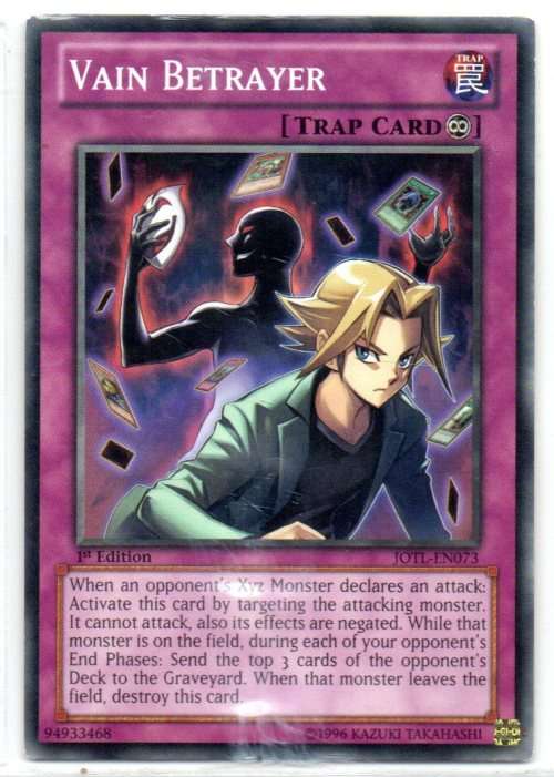 Yu-Gi-Oh! - Vain Betrayer - 1st Ed/Common - Judgment of the Light (JOTL-EN073)