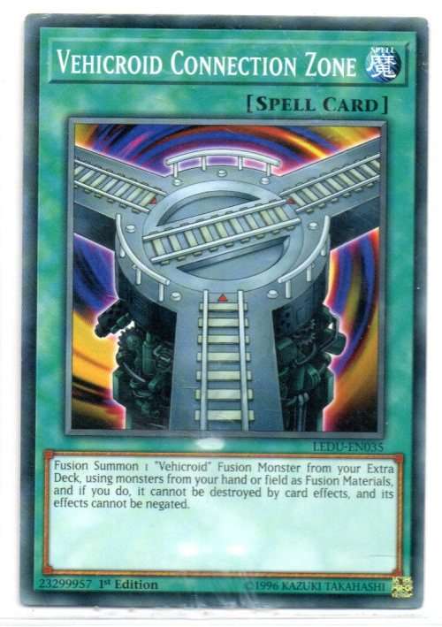 Yu-Gi-Oh! - Vehicroid Connection Zone - 1st Ed/Common - Legendary Duelists (LEDU-EN035)
