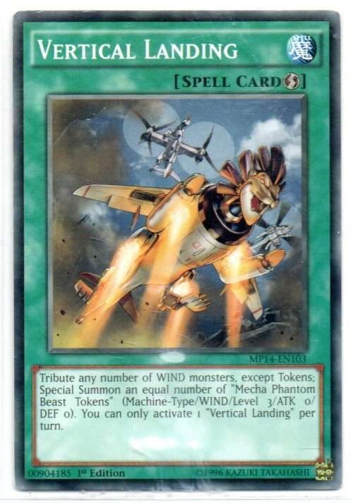 Yu-Gi-Oh! - Vertical Landing - 1st Ed/Common - 2014 Mega-Tin Mega Pack (MP14-EN103)