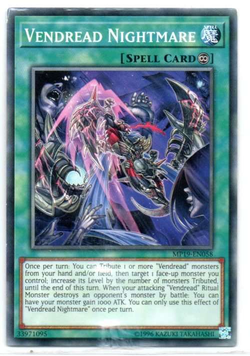 Yu-Gi-Oh! - Vendread Nightmare - Common - 2019 Gold Sarcophagus Tin Mega Pack (MP19-EN058)
