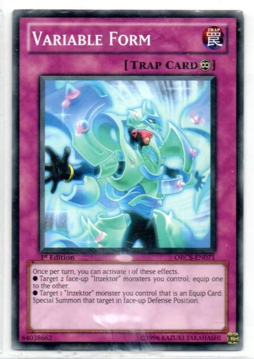 Yu-Gi-Oh! - Variable Form - 1st Ed/Common - Order of Chaos (ORCS-EN071)