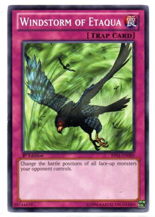 Yu-Gi-Oh! - Windstorm of Etaqua - 1st Ed/Common - Battle Pack: Epic Dawn (BP01-EN089)
