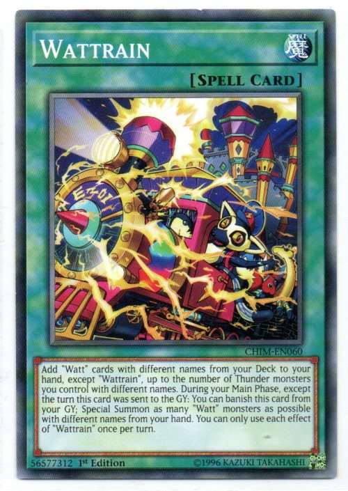 Yu-Gi-Oh! - Wattrain - 1st Ed/Common - Chaos Impact (CHIM-EN060)
