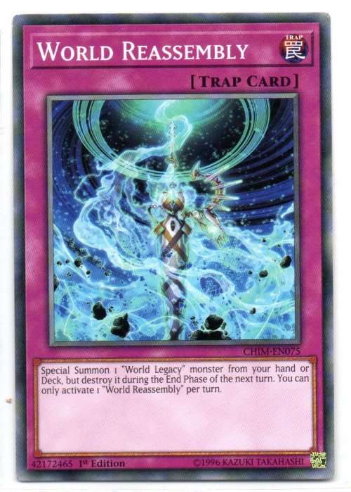 Yu-Gi-Oh! - World Reassembly - 1st Ed/Common - Chaos Impact (CHIM-EN075)