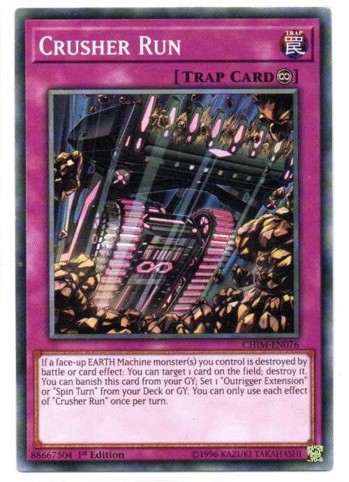 Yu-Gi-Oh! - Crusher Run - 1st Ed/Common - Chaos Impact (CHIM-EN076)