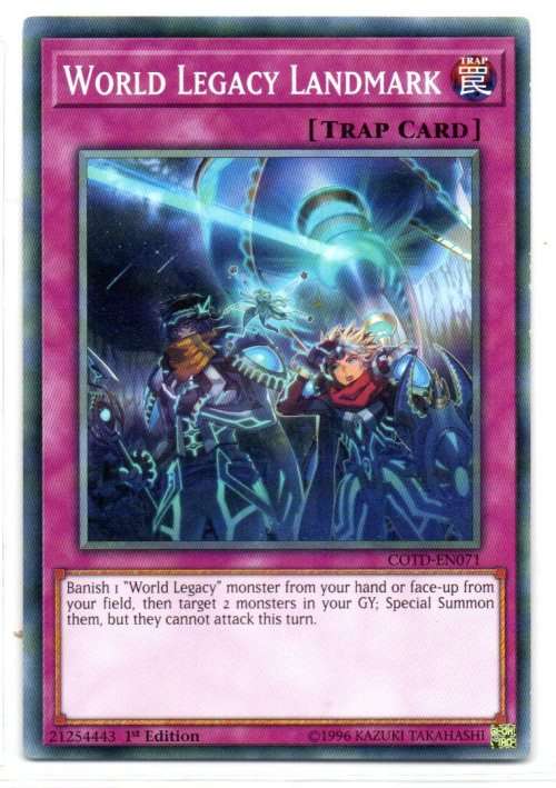 Yu-Gi-Oh! - World Legacy Landmark - 1st Ed/Common - Code of the Duelist (COTD-EN071)