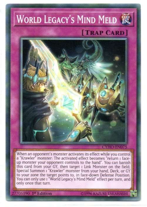 Yu-Gi-Oh! - World Legacy`s Mind Meld - 1st Ed/Common - Cybernetic Horizon (CYHO-EN075)