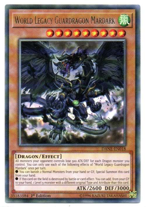 Yu-Gi-Oh! - World Legacy Guardragon Mardark - 1st Ed/Rare - Dark Neostorm (DANE-EN018)