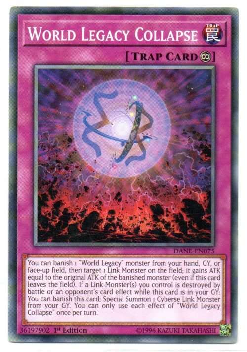 Yu-Gi-Oh! - World Legacy Collapse - 1st Ed/Common - Dark Neostorm (DANE-EN075)