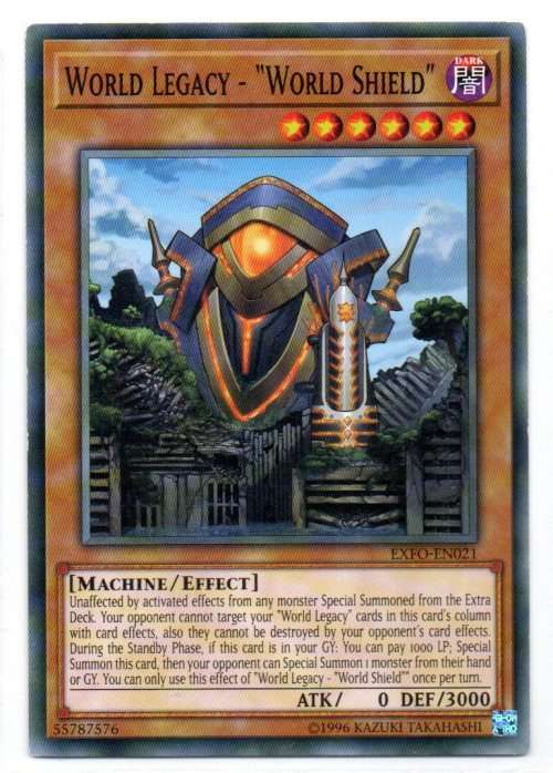 Yu-Gi-Oh! - World Legacy - `World Shield` - Common - Extreme Force (EXFO-EN021)