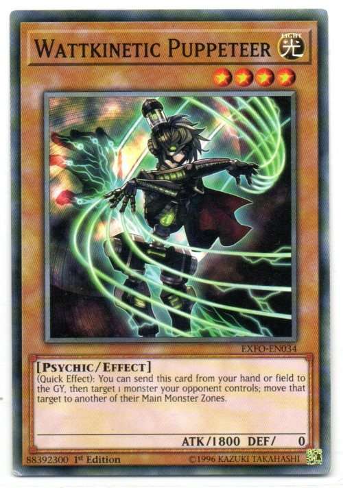 Yu-Gi-Oh! - Wattkinetic Puppeteer - 1st Ed/Common - Extreme Force (EXFO-EN034)