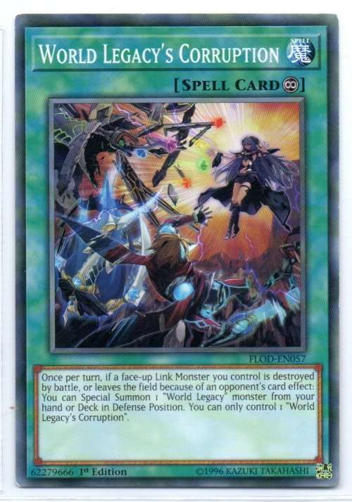 Yu-Gi-Oh! - World Legacy`s Corruption - 1st Ed/Common - Flames of Destruction (FLOD-EN057)