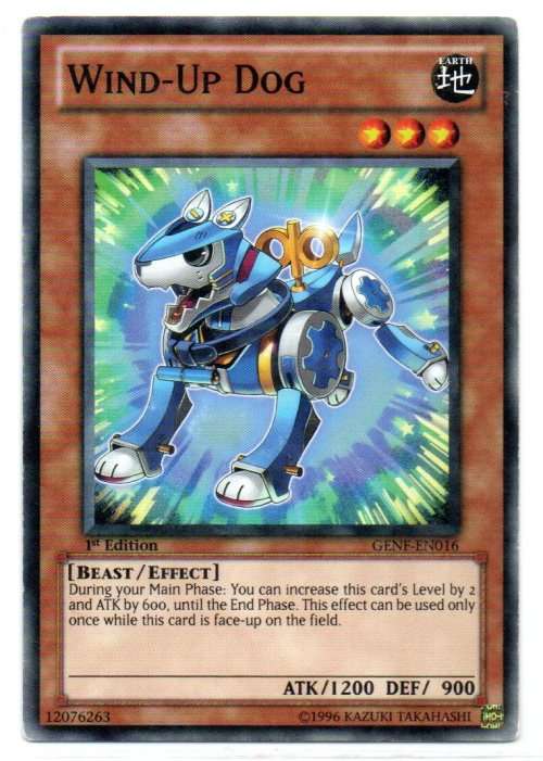 Yu-Gi-Oh! - Wind-Up Dog - 1st Ed/Common - Generation Force (GENF-EN016)