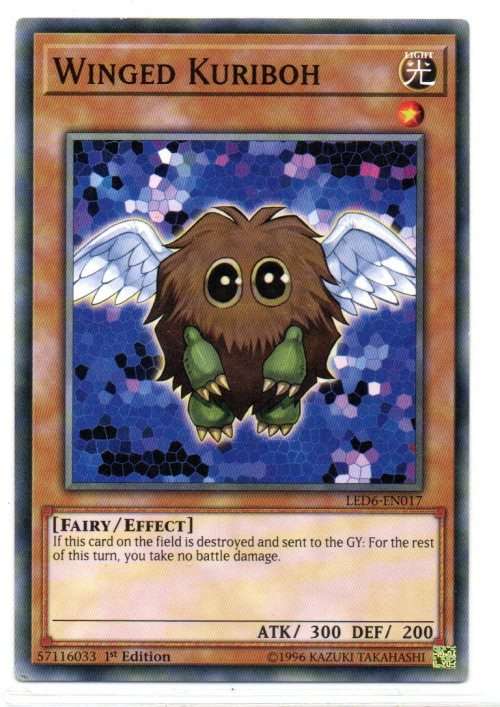 Yu-Gi-Oh! - Winged Kuriboh - 1st Ed/Common - Legendary Duelists: Magical Hero (LED6-EN017)