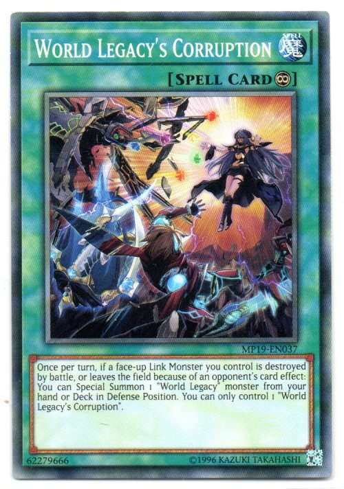 Yu-Gi-Oh! - World Legacy`s Corruption - Common - 2019 Gold Sarcophagus Tin Mega Pack (MP19-EN037)