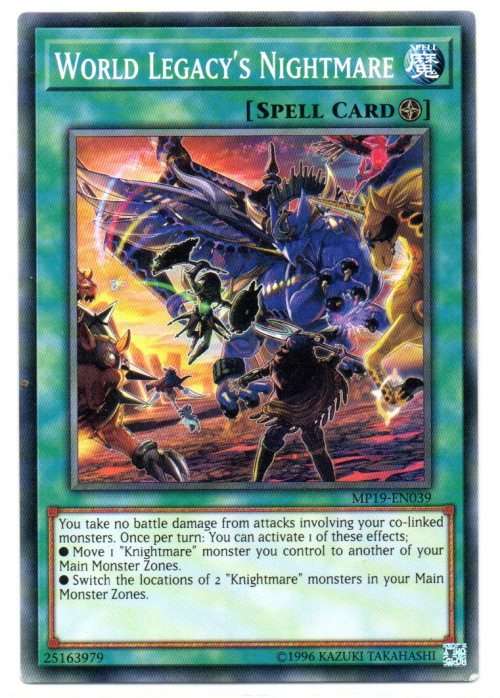 Yu-Gi-Oh! - World Legacy`s Nightmare - Common  - 2019 Gold Sarcophagus Tin Mega Pack (MP19-EN039)