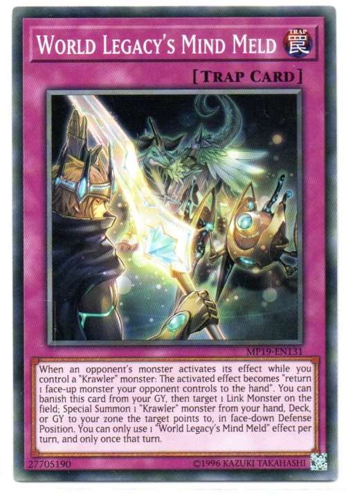 Yu-Gi-Oh! - World Legacy`s Mind Meld - 1st Ed/Common - 2019 Gold Sarcophagus Tin Mega Pack (MP19-EN1