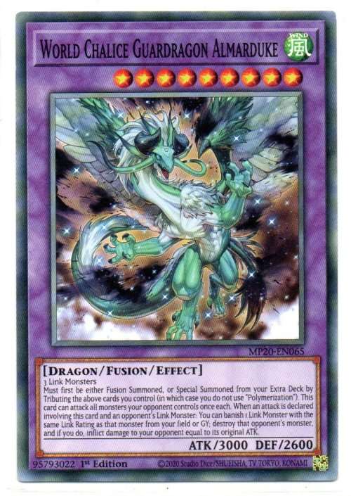 Yu-Gi-Oh! - World Chalice Guardragon Almarduke - 1st Ed/Common - 2020 Tin of Lost Memories (MP20-EN0