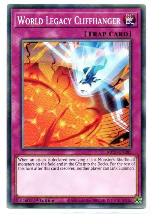 Yu-Gi-Oh! - World Legacy Cliffhanger - 1st Ed/Common - 2020 Tin of Lost Memories (MP20-EN082)