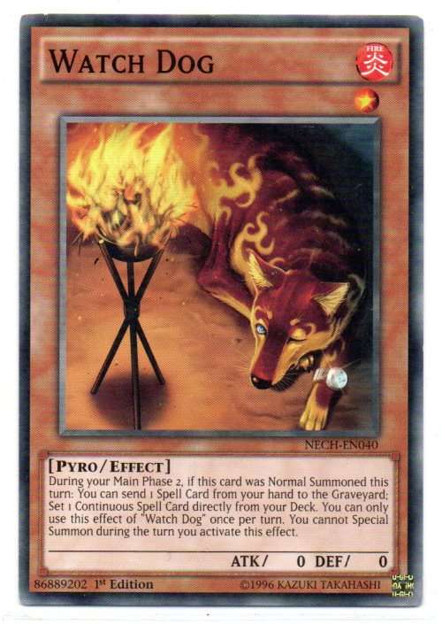 Yu-Gi-Oh! - Watch Dog - 1st Ed/Common - The New Challengers (NECH-EN040)
