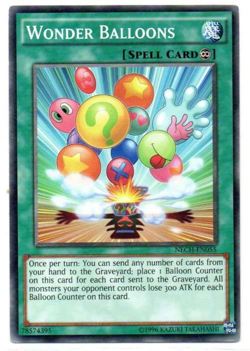 Yu-Gi-Oh! - Wonder Balloons - Common - The New Challengers (NECH-EN055)