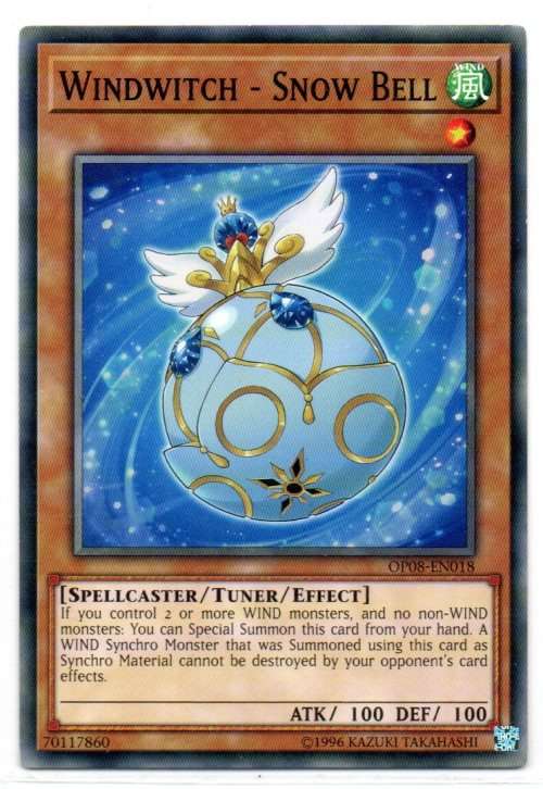 Yu-Gi-Oh! - Windwitch - Snow Bell  - Common - OTS Tournament Pack 8 (OP08-EN018)