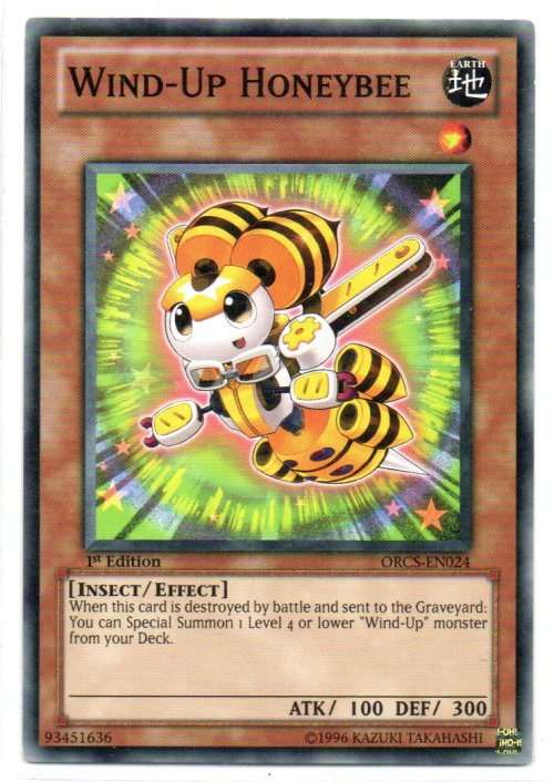 Yu-Gi-Oh! - Wind-Up Honeybee - 1st Ed/Common - Order of Chaos (ORCS-EN024)