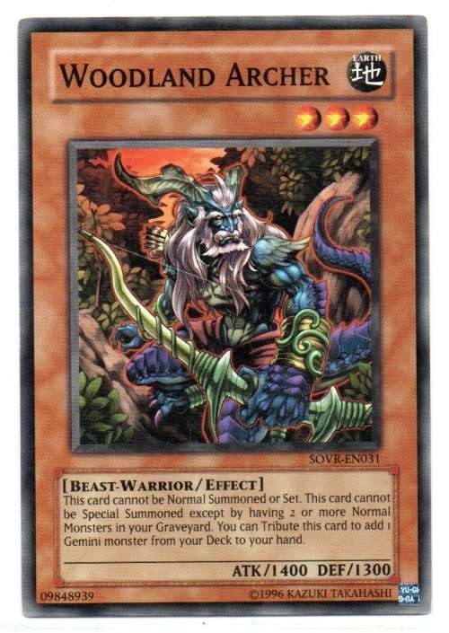 Yu-Gi-Oh! - Woodland Archer - Common - Stardust Overdrive (SOVR-EN031)
