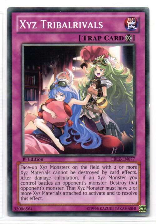 Yu-Gi-Oh! - Xyz Tribalrivals - 1st Ed/Common - Cosmo Blazer (CBLZ-EN077)