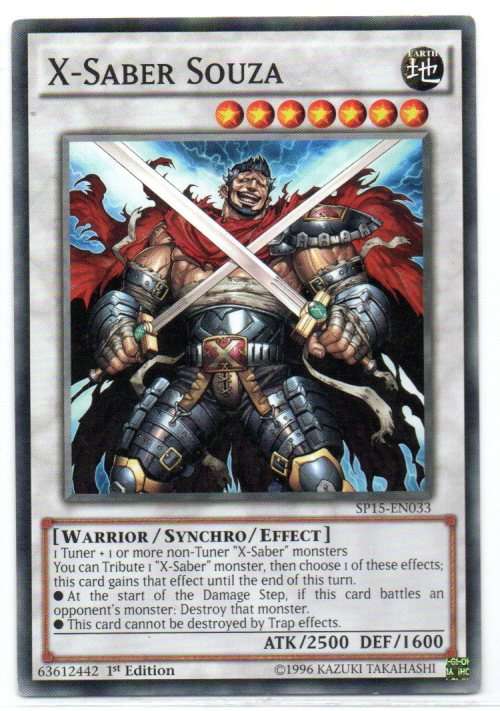 Yu-Gi-Oh! - X-Saber Souza - 1st Ed/Common - Star Pack ARC-V (SP15-EN033)