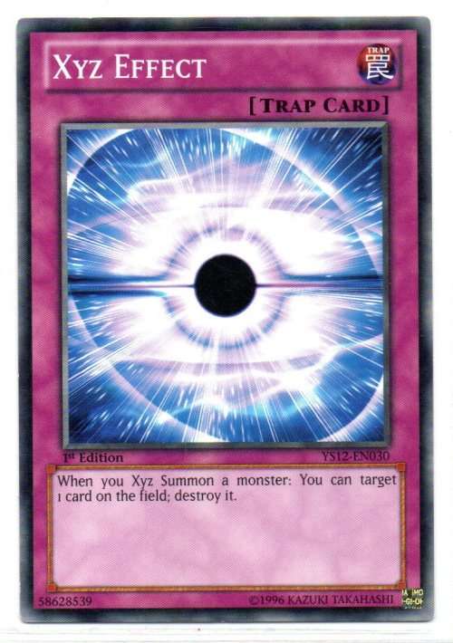Yu-Gi-Oh! - Xyz Effect - 1st Ed/Common - Starter Deck: Xyz Symphony (YS12-EN030)