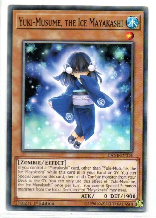 Yu-Gi-Oh! - Yuki-Musume, the Ice Mayakashi - 1st Ed/Common - Dark Neostorm (DANE-EN016)