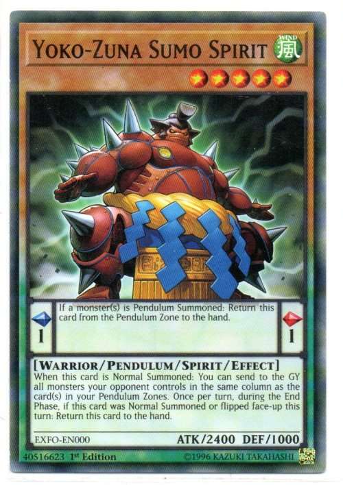 Yu-Gi-Oh! - Yoko-Zuna Sumo Spirit - 1st Ed/Common - Extreme Force (EXFO-EN000)