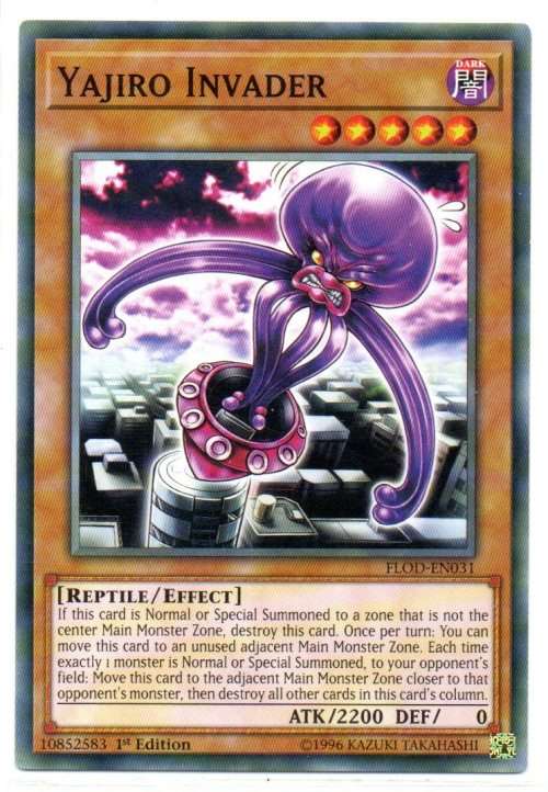 Yu-Gi-Oh! - Yajiro Invader - 1st Ed/Common - Flames of Destruction (FLOD-EN031)