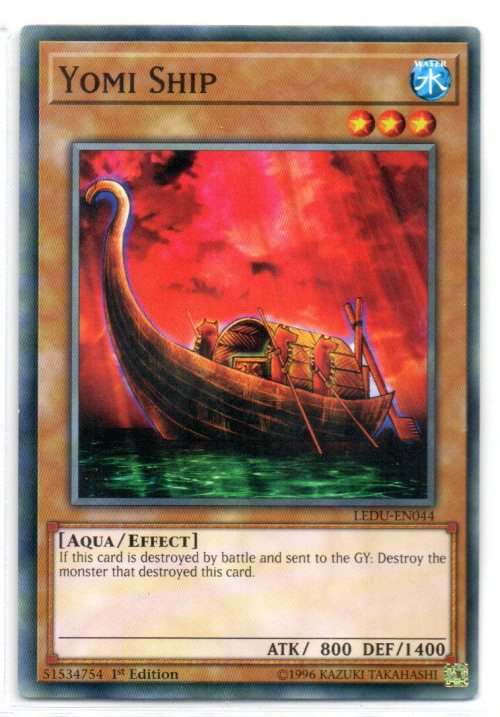 Yu-Gi-Oh! - Yomi Ship - 1st Ed/Common - Legendary Duelists (LEDU-EN044)