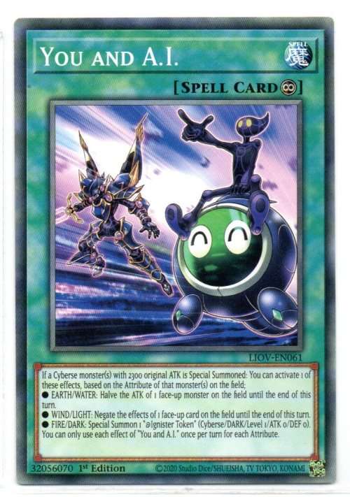 Yu-Gi-Oh! - You and A.I. - 1st Ed/Common - Lightning Overdrive (LIOV-EN061)