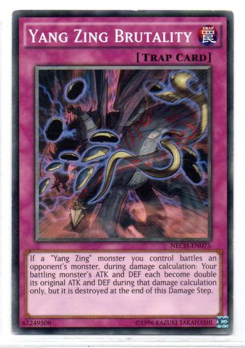 Yu-Gi-Oh! - Yang Zing Brutality - Common - The New Challengers (NECH-EN075)