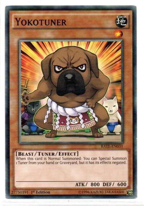 Yu-Gi-Oh! - Yokotuner - 1st Ed/Common - Raging Tempest (RATE-EN031)