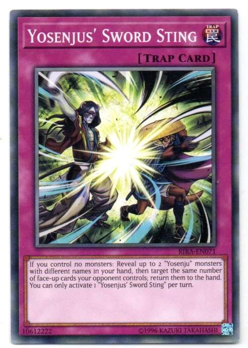 Yu-Gi-Oh! - Yosenjus` Sword Sting - Common - Rising Rampage (RIRA-EN071)