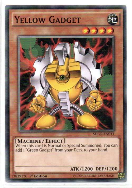 Yu-Gi-Oh! - Yellow Gadget - 1st Ed/Common - Geargia Rampage Structure Deck (SDGR-EN011)