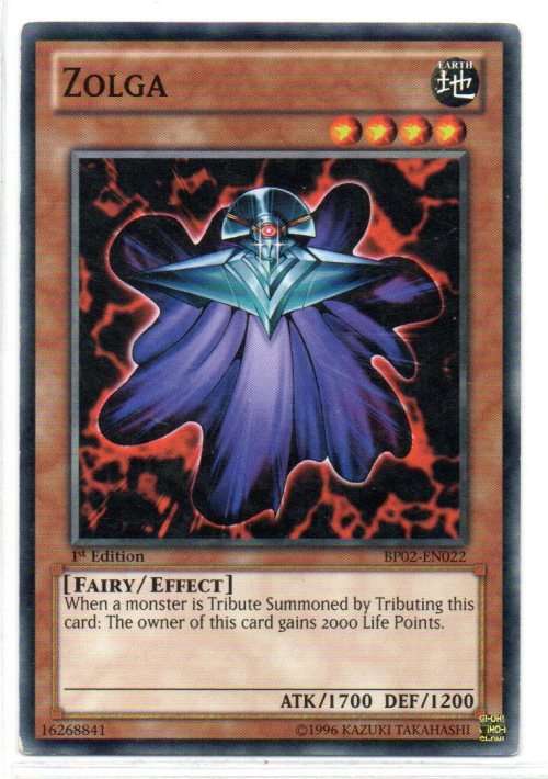 Yu-Gi-Oh! - Zolga - 1st Ed/Common - Battle Pack 2: War of the Giants (BP02-EN022)