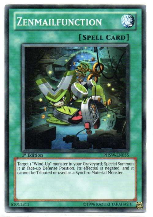 Yu-Gi-Oh! - Zenmailfunction - 1st Ed/Common - Photon Shockwave (PHSW-EN055)