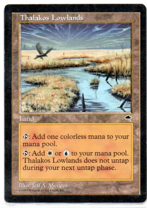 Magic The Gathering 1997 - Thalakos Lowlands - Tempest