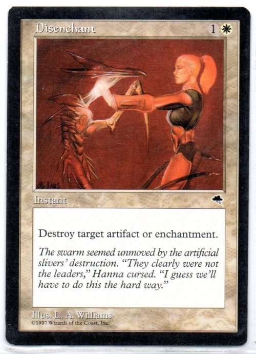 Magic The Gathering 1997 - Disenchant - Tempest